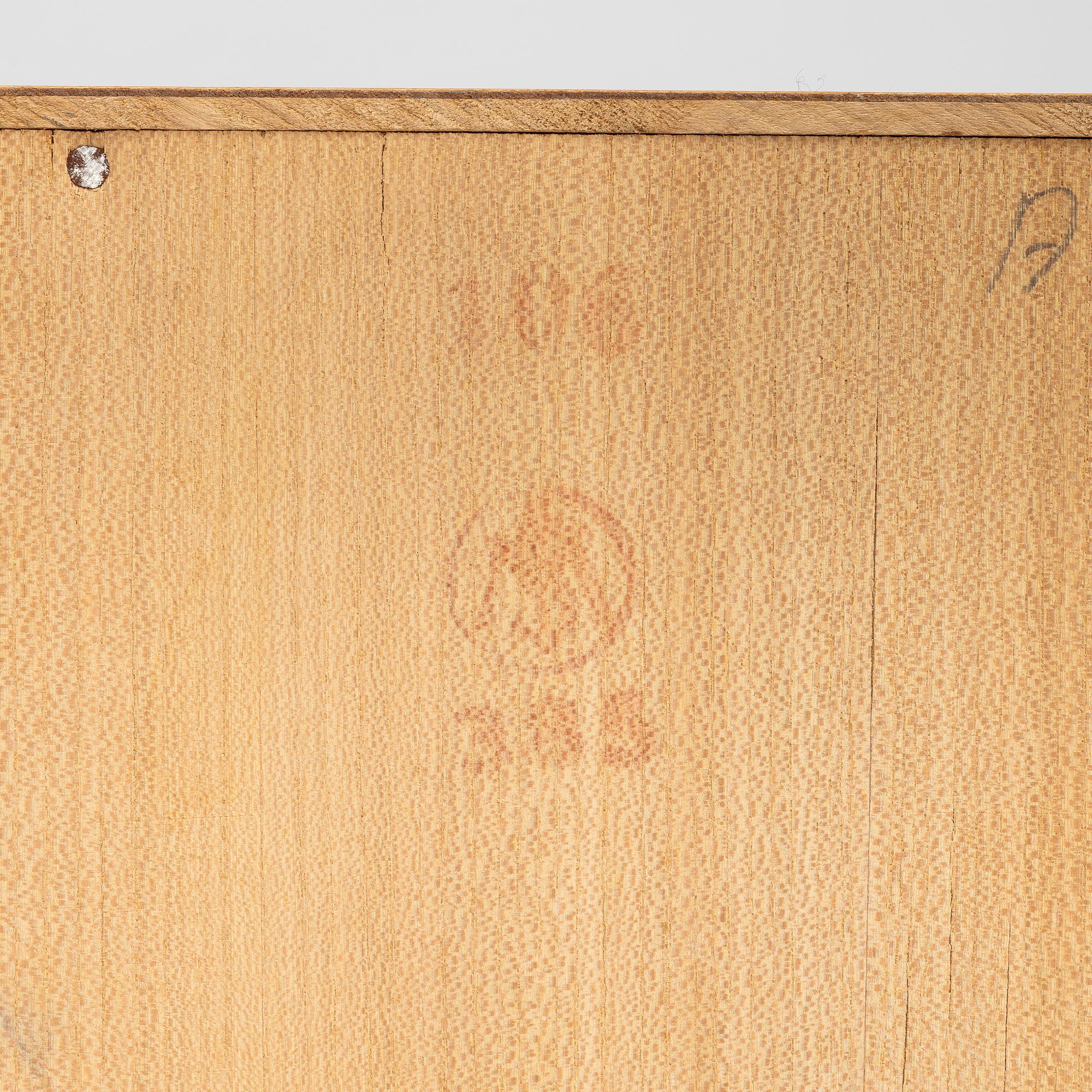 Bedside tables, a pair, wall-mounted, second half of the 20th century.