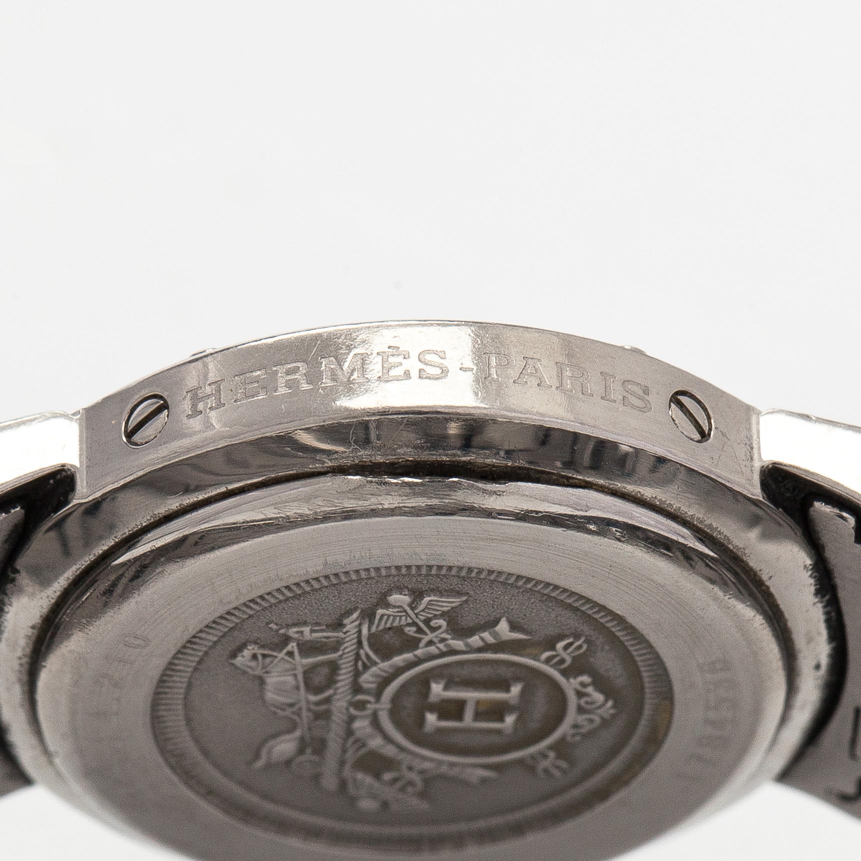 Hermès, Clipper, wristwatch, 24 mm.