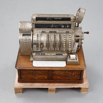 A 'National' cash register from USA, early 20th Century.