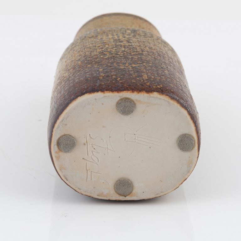 Stig Lindberg, a stoneware vase, Gustavsbergs studio, 1975.