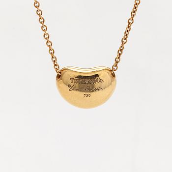 Tiffany & Co, Elsa Peretti, an 18K gold 'Bean' necklace.