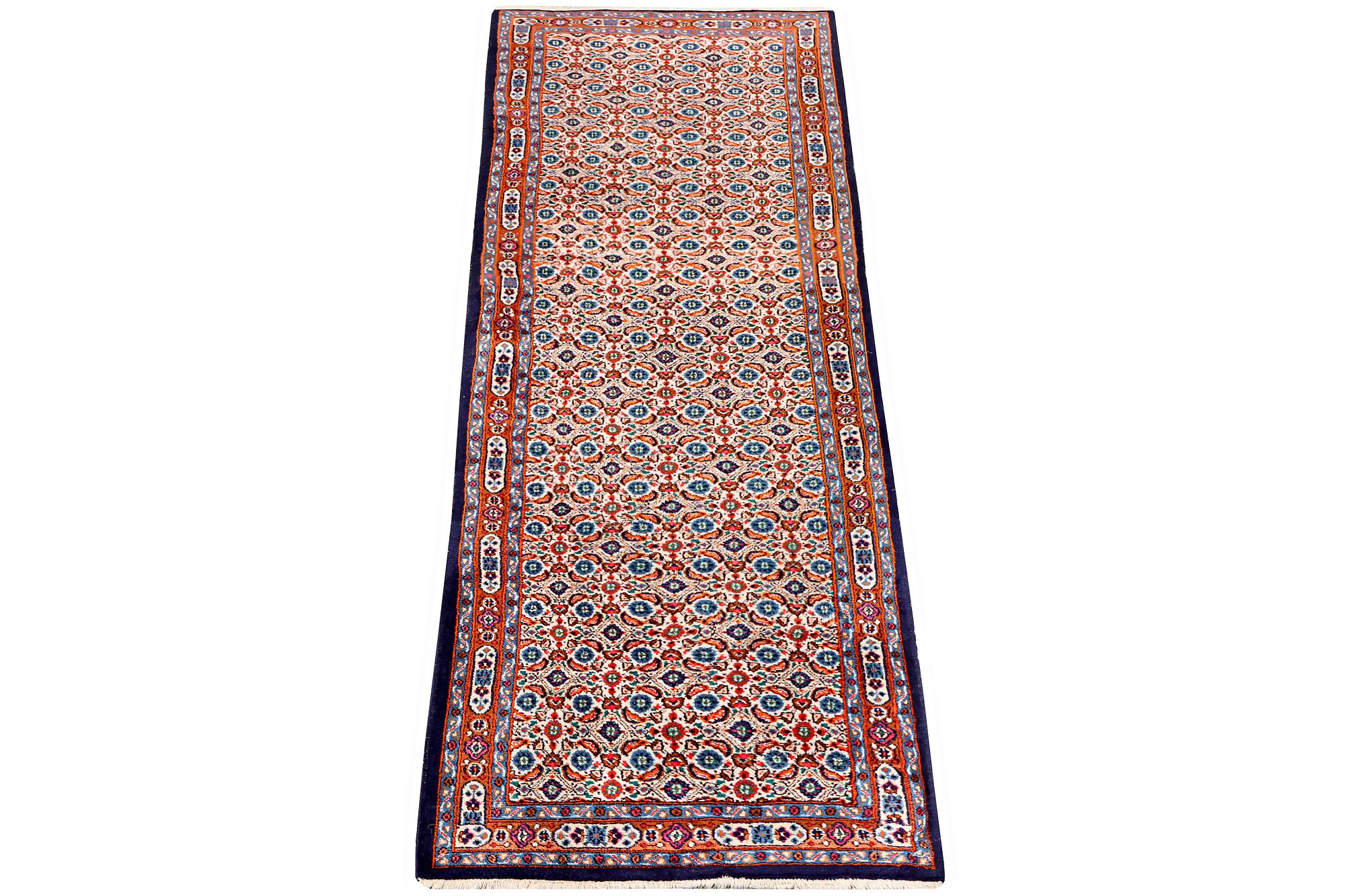 A runner carpet, Moud, x. 295 x 84 cm.