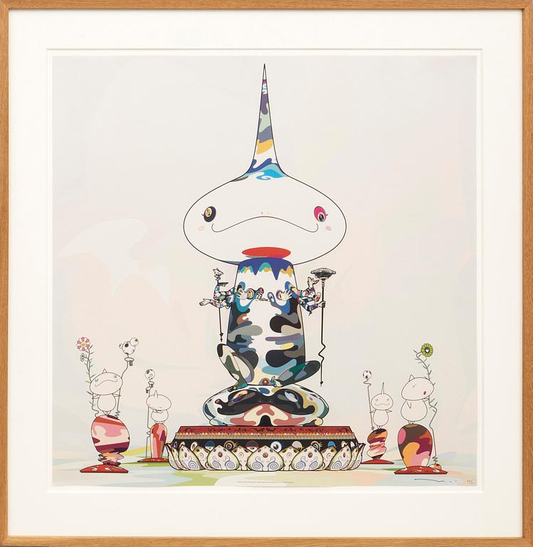 Takashi Murakami, "Reversed double Helix mega power" 2005.