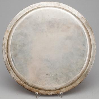 BRICKA, silver, Atelier Borgila Stockholm 1943. Vikt ca 540 gram.