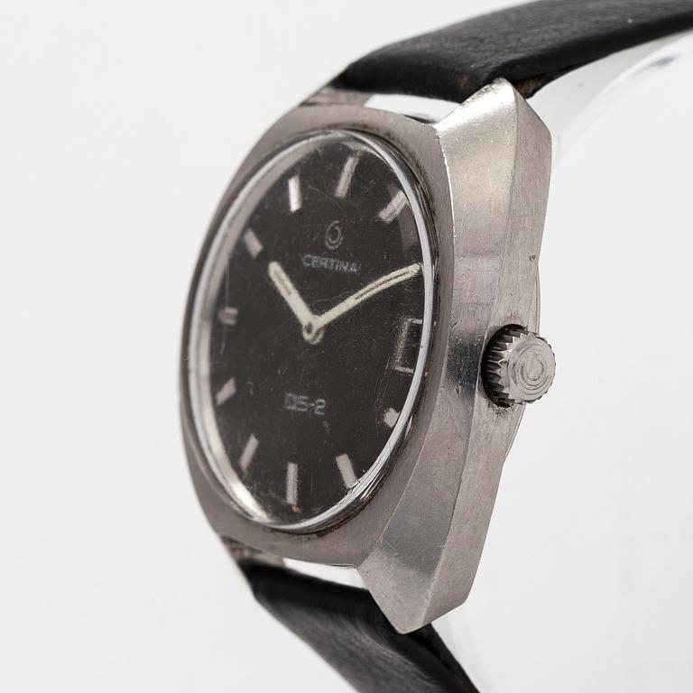 Certina, DS-2, rannekello, 38 mm.