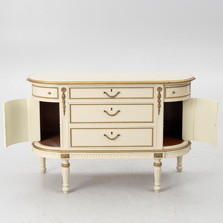 Sideboard, Gustavian style, second half of the 20th century.