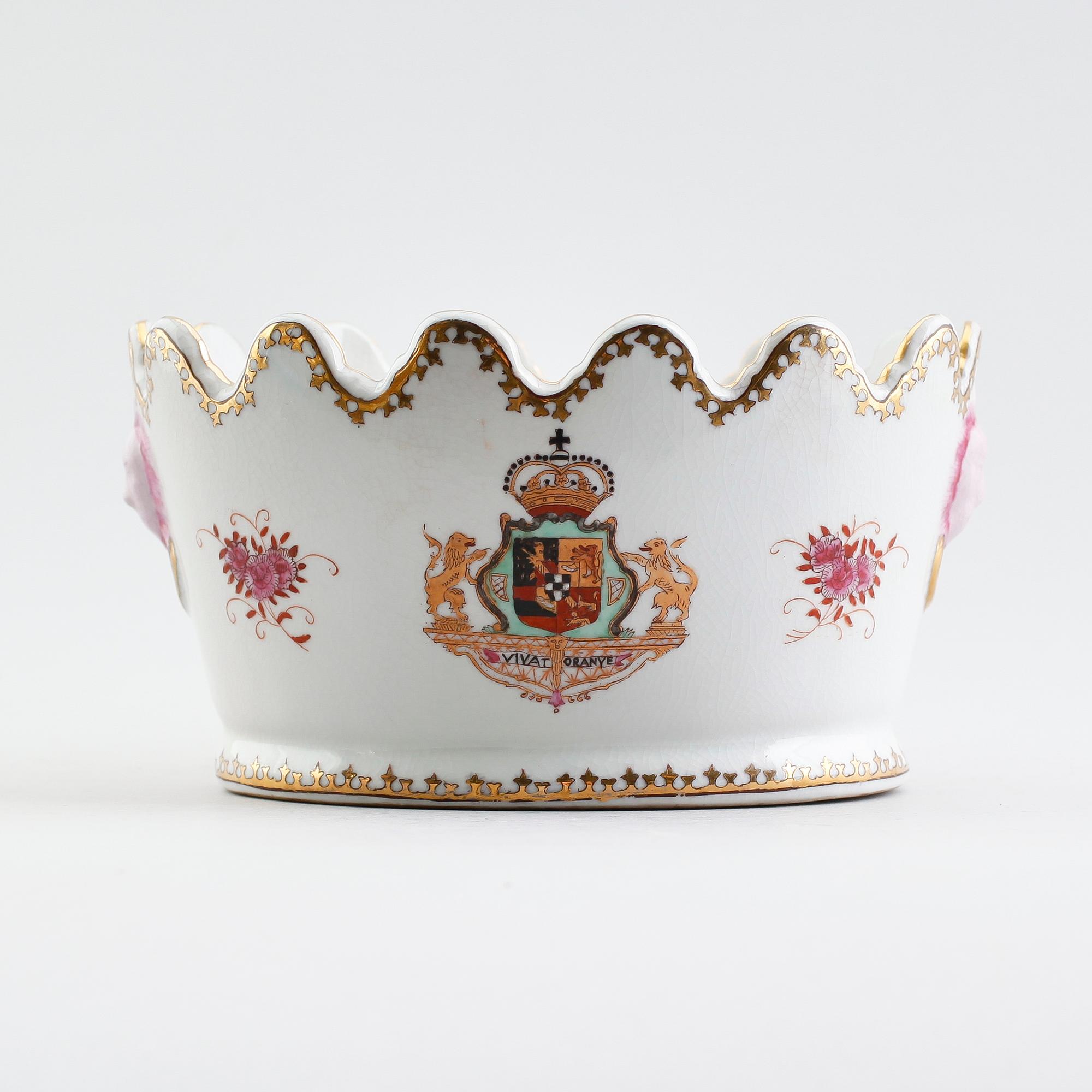 GLASSKÖLJARE, porslin, 1900-/2000-tal.