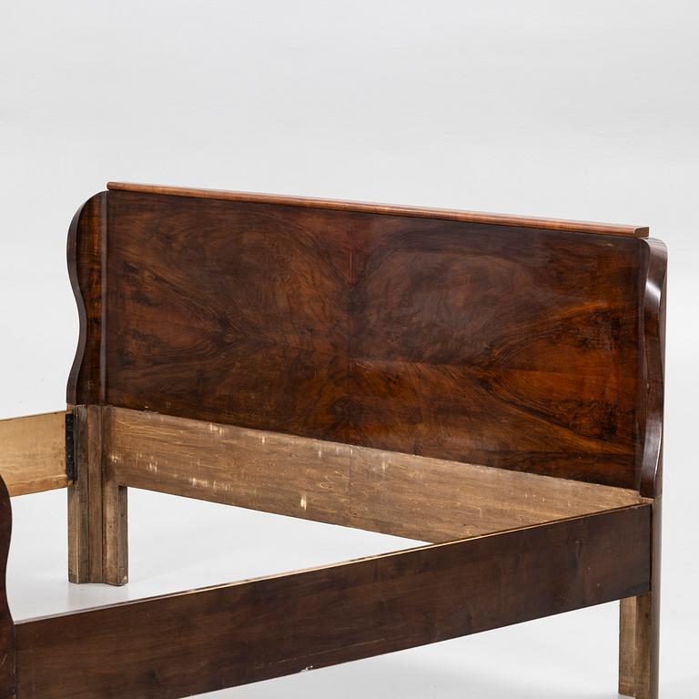 Bed frame, Art Deco style.