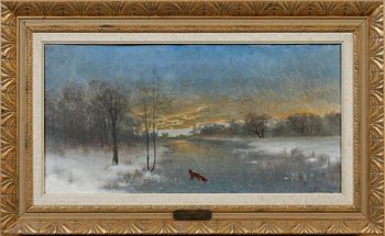 ARVID MAURITZ LINDSTRÖM, olja på duk, signerad.