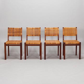 Aino Aalto, tuoleja, 4 kpl, malli 615, Artek 1900-luvun puoliväli.
