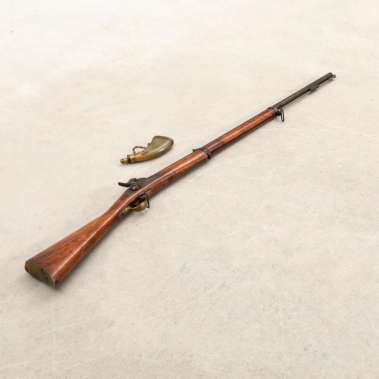 A percussion rifle, Swedish, m/1860.