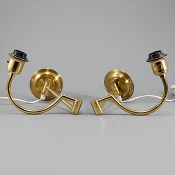 VÄGGLAMPOR, ett par, Ewå, Värnamo, 1900-talets fjärde kvartal.