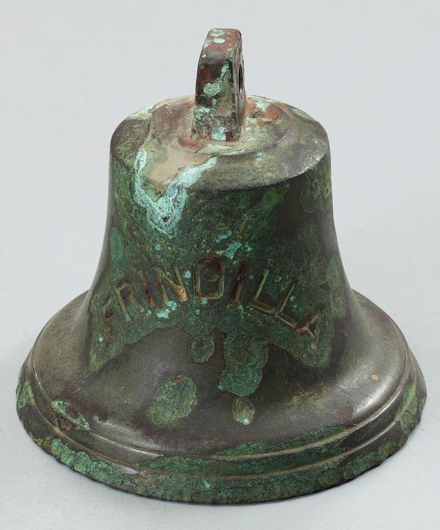 NAKTERHUS SAMT FARTYGSKLOCKA, mässing resp brons, 1930.