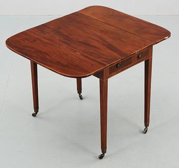 KLAFFBORD, sk pembroke table, England, 1800-tal.