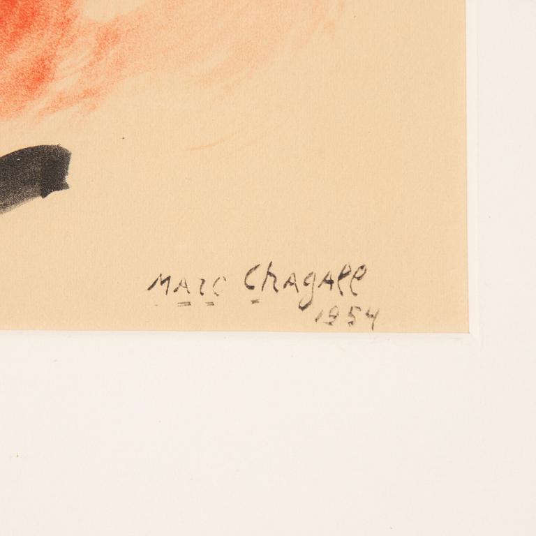Marc Chagall, "Femme à l'oiseau", ur "Douze Contemporains".
