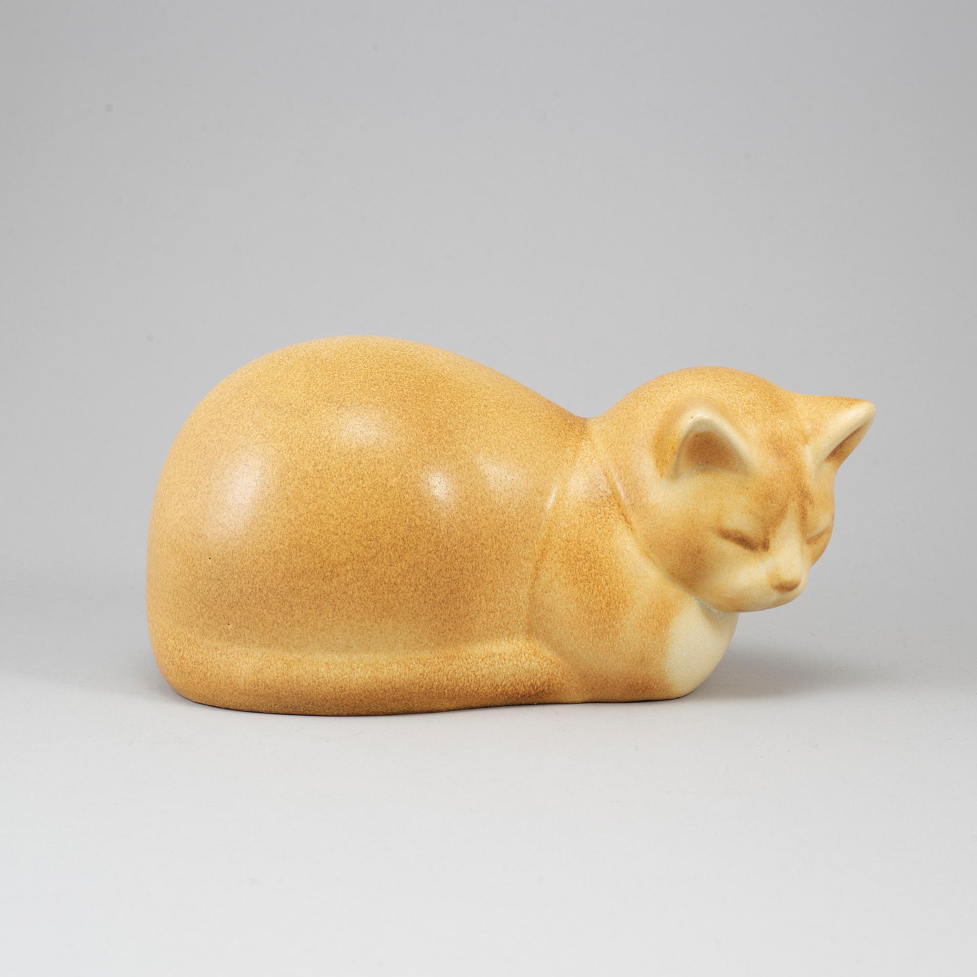 LISA LARSON, figurin, stengods, "Moses", K-Studion, Gustavsberg, signerad.