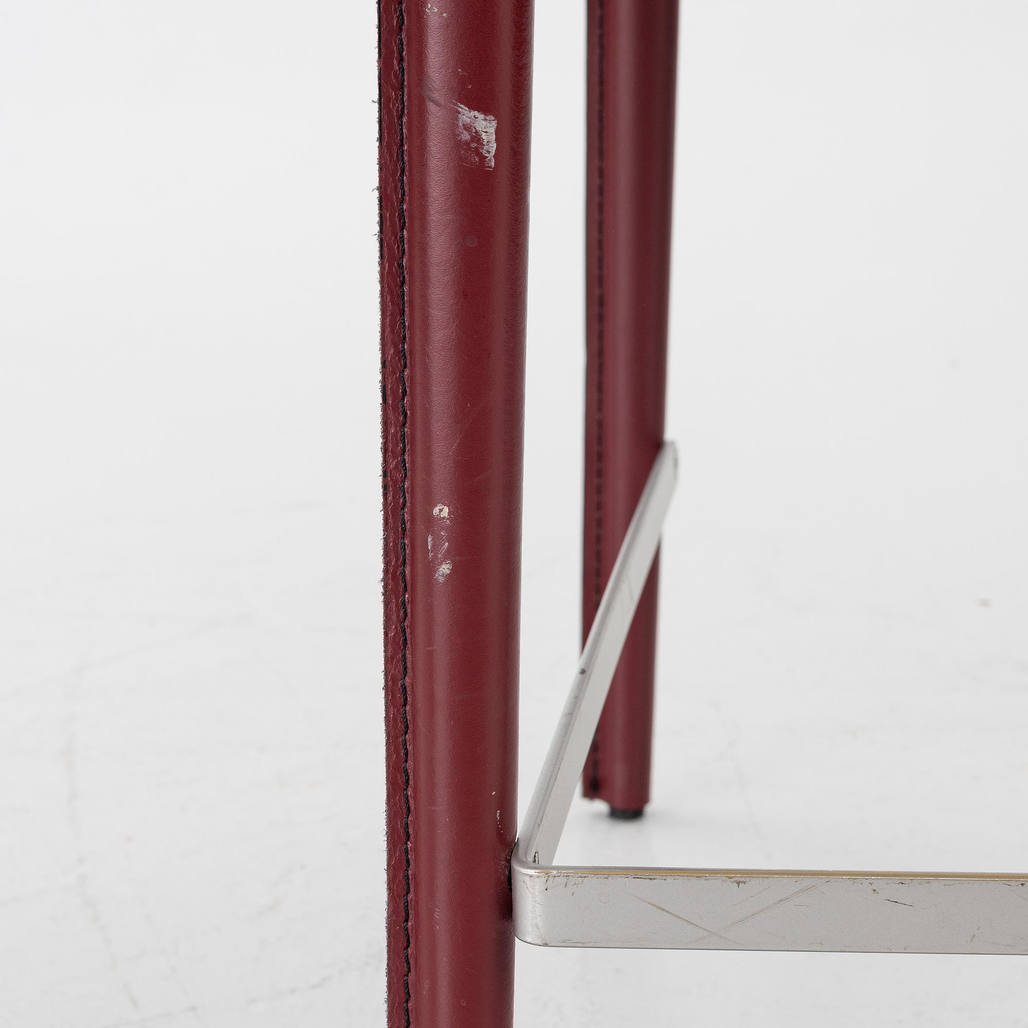 Lievore Altherr Molina, Four 'Norma' bar stools, Arper.