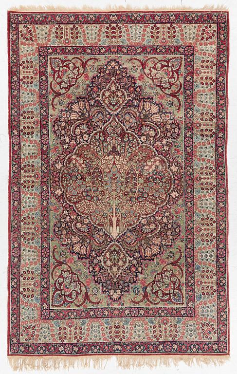 Matta, antik Kirman Laver, södra Persien, ca 221 x 141 cm.