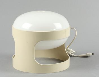 BORDSLAMPA, plast, Joe Colombo, Huskvarna, 1960-tal.