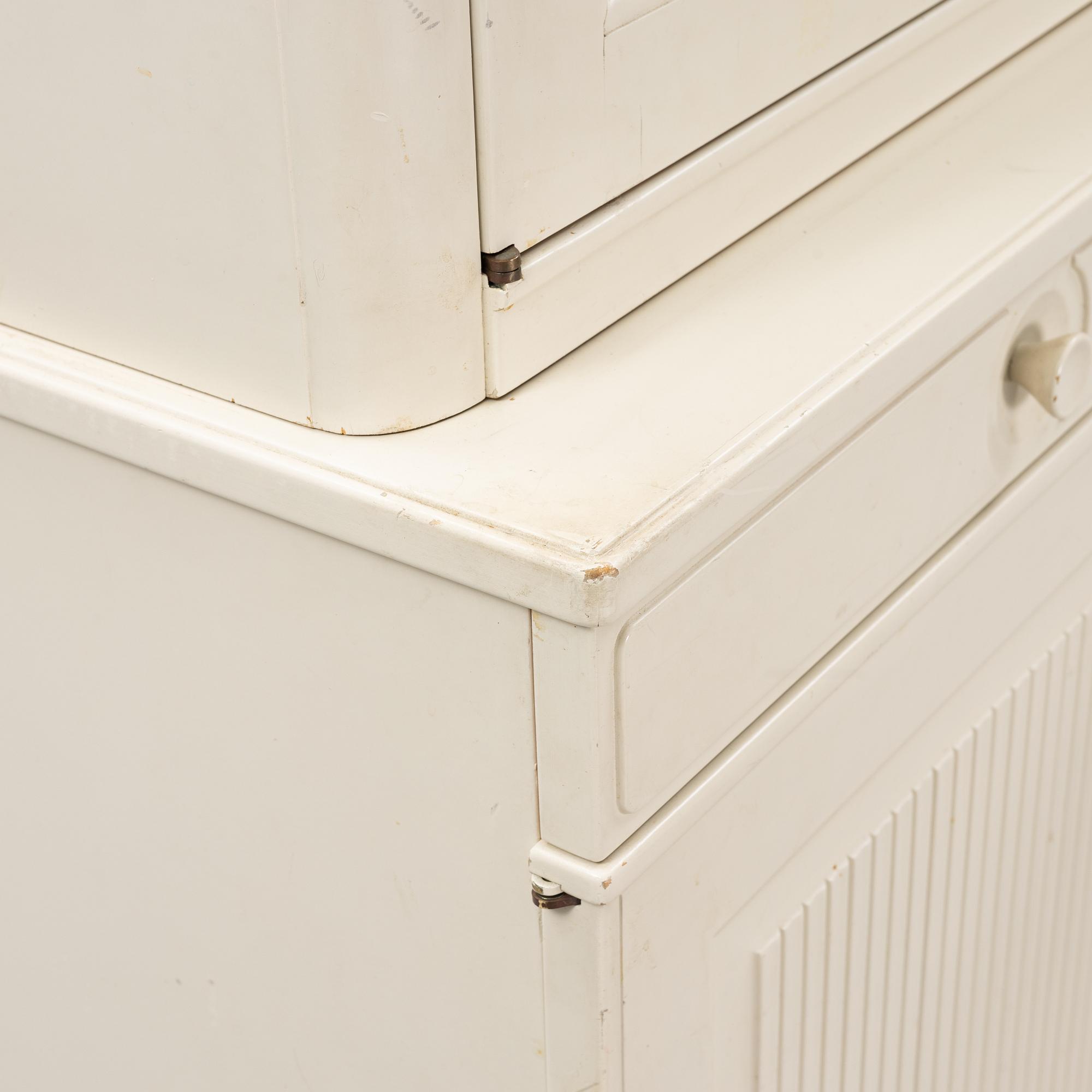 Carl Malmsten, two-part cabinet, "Herrgården", Bodafors, second half of the 20th century.