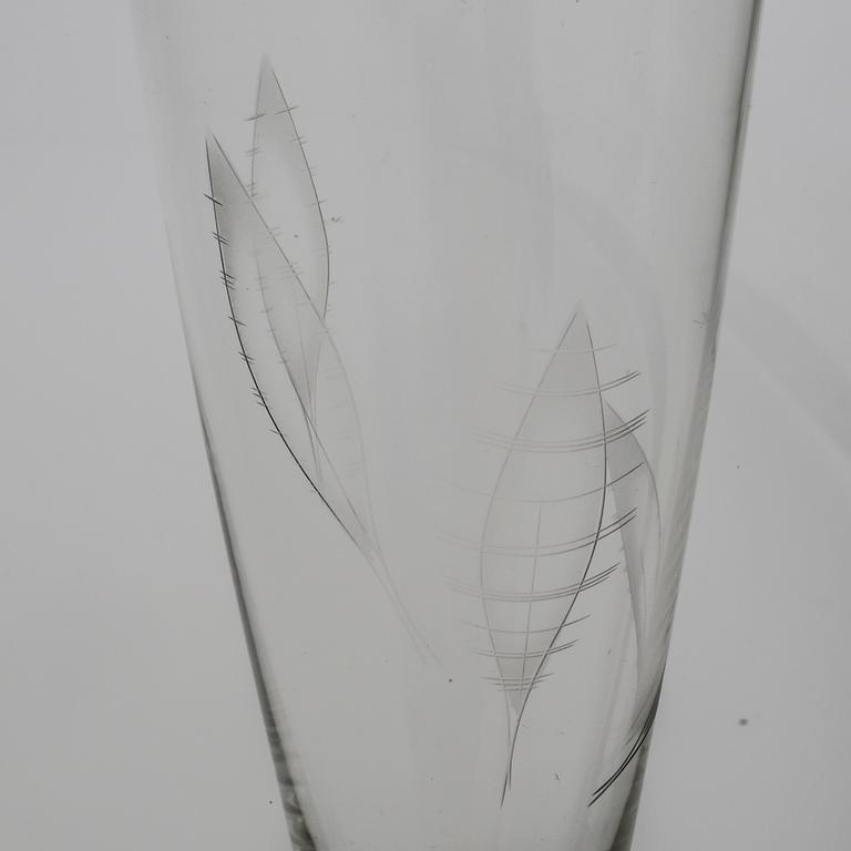 A set of glass tableware, 26 pcs, by Rosenthal, second half of the 20th century.