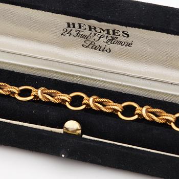 A 1950's ''Cordage Noued Marin'' bracelet by Hermès.