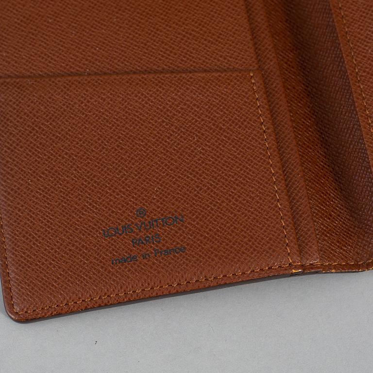 LOUIS VUITTON, two monogram canvas wallets.