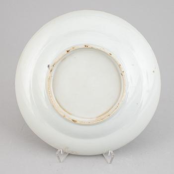 A set of six Chinese, Canton porcelain plates, around the year 1910.