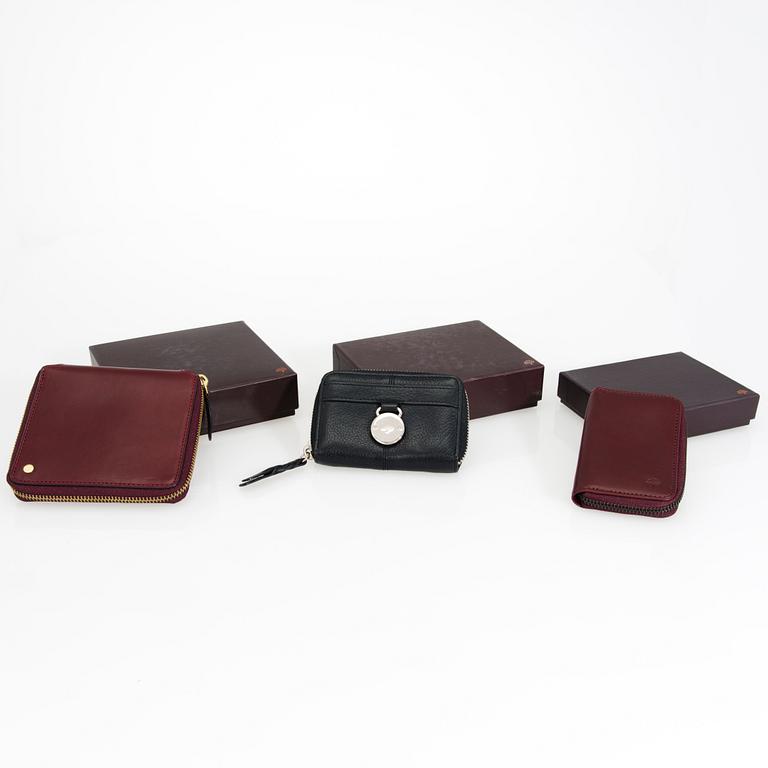 MULBERRY, Key holder, Zip around small wallet and purse.