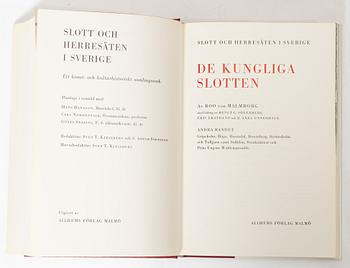 Books, 'Svenska slott och herresäten', 18 volumes, Allhems Förlag, Malmö, 1966-1971.