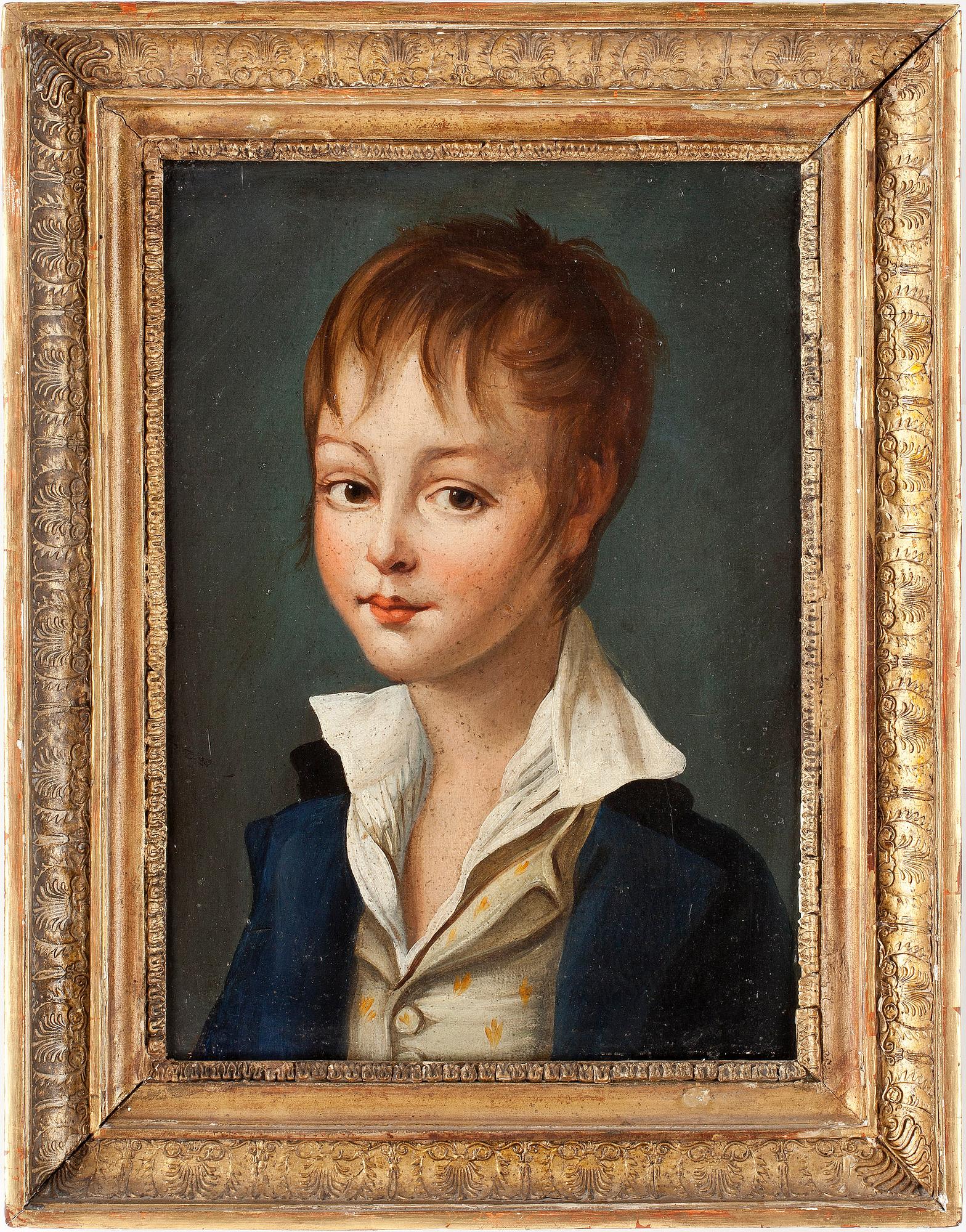 OKÄND KONSTNÄR, olja på duk, ett par, 1800-tal.