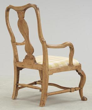 A Swedish late Baroque 18th century armchair.