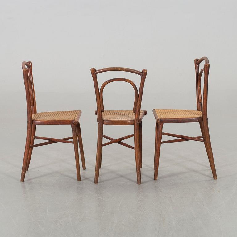 A set of six Thonet chairs early 1900's.