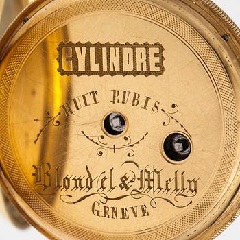 Blondel & Melly, pocket watch, 31 mm.