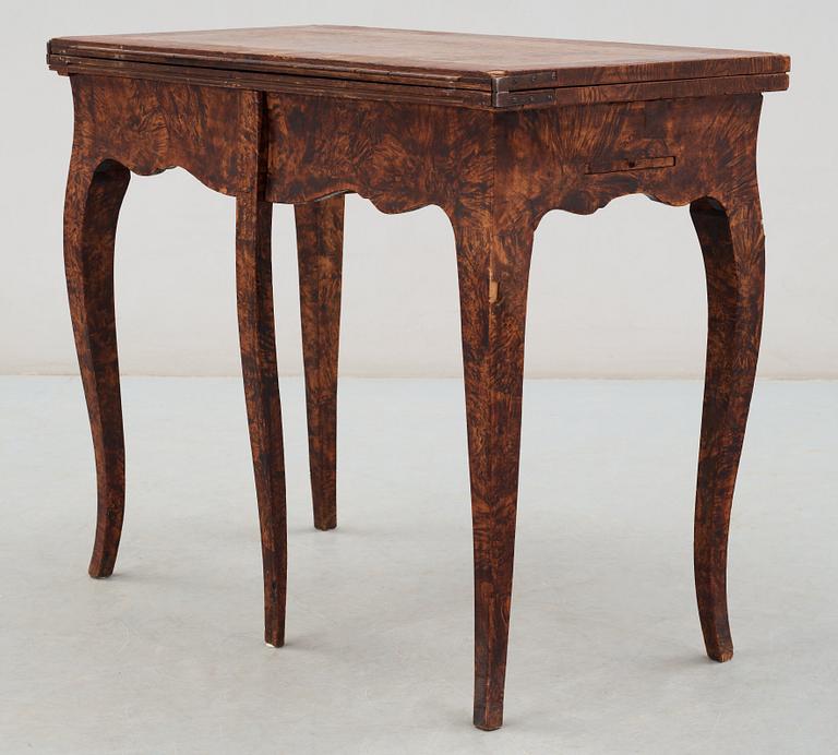 SPELBORD, av Jacob Sjölin (mästare i Köping och Kungsör 1767-1785). Rokoko.