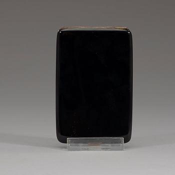 ETUIER, 4 stycken, silver och brons. Japan, 1900-tal.