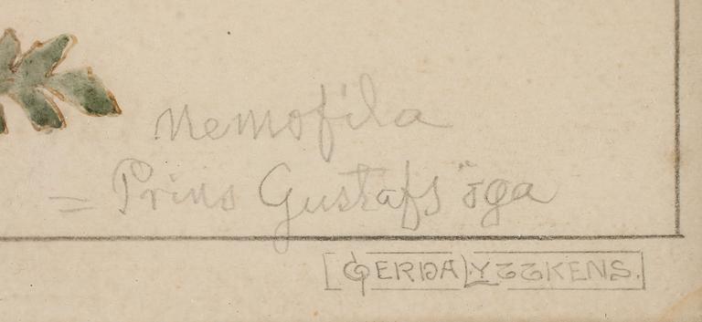 GERDA LYTTKENS, 10 st, akvareller, signerade.