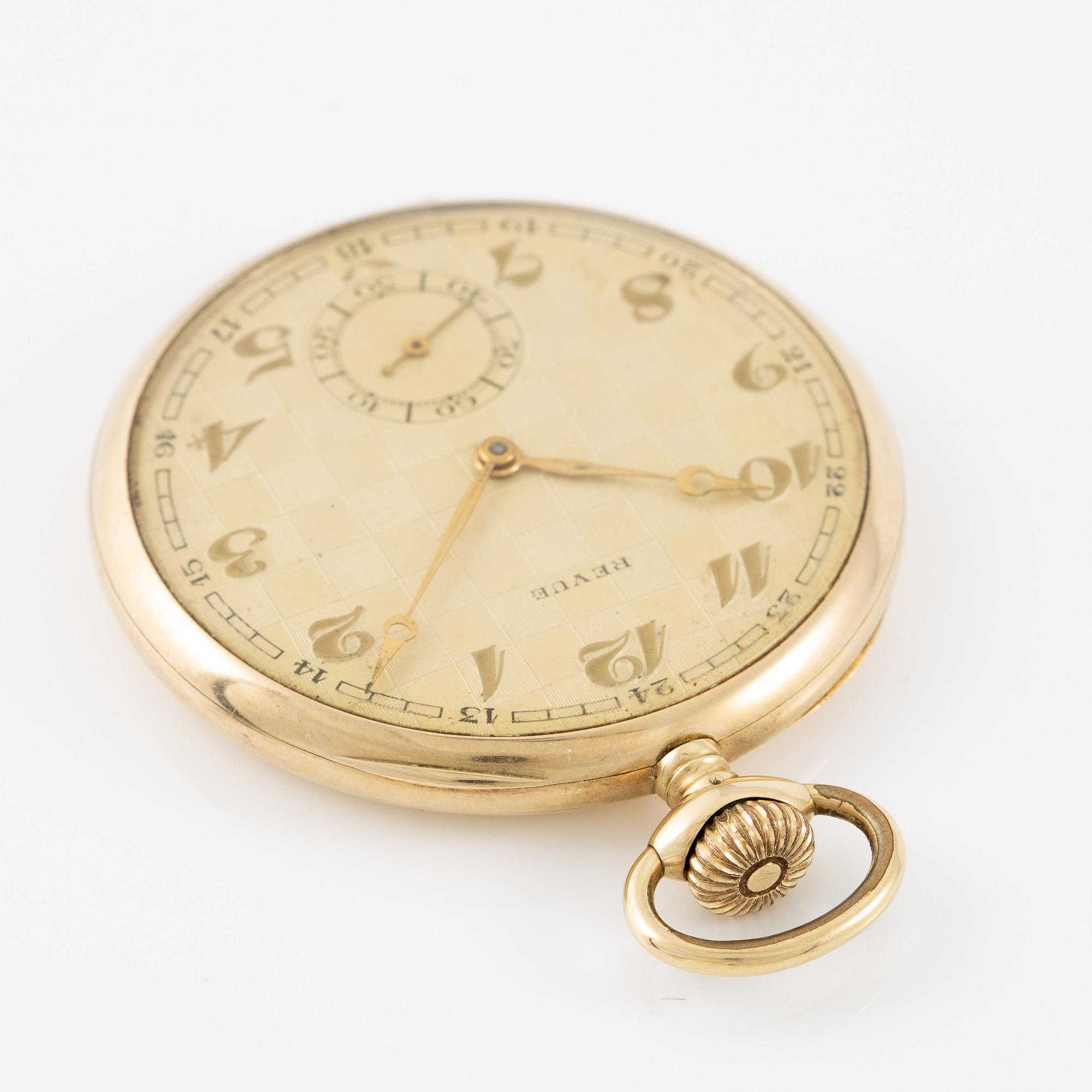 Revue, fickur, 49,5 mm.