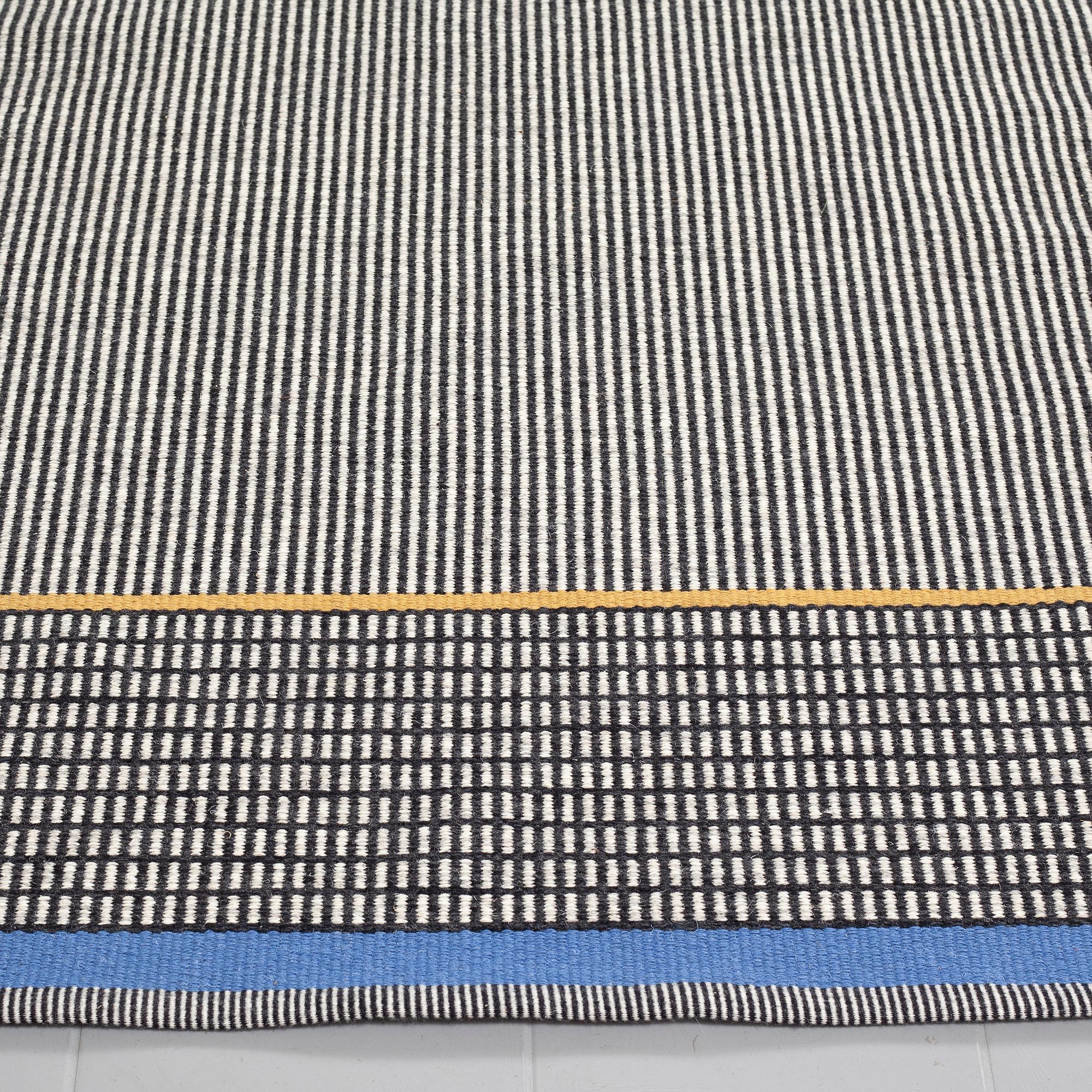 A rug by Gunilla Lagerhem Ullberg for Kasthall, model "Häggå Stripe", second half of the 20th century, 201 x 135 cm.