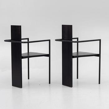 Jonas Bohlin, a pair of "Concrete" armchairs, Källemo, Sweden.