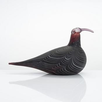 Oiva Toikka, lasiveistos signeerattu O. Toikka Nuutajärvi.