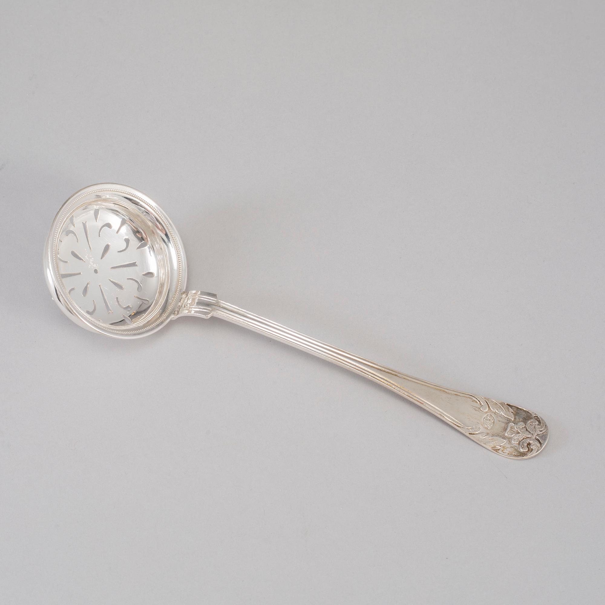 ADOLF NYMAN, strösockerskål, silver, empire, Linköping 1840.