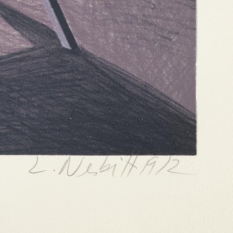 Lowell Nesbitt, färglitografi. Signerad och numrerad 21/99.