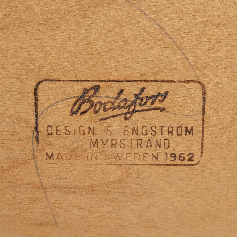 Sängbord, 2 st Bodafors, delvis Carl Malmsten.