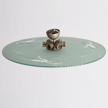 A ceiling lamp, 1930s/40s.