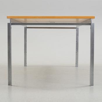 A Poul Kjaerholm "PK-55" table from Fritz Hansen, Denmark.