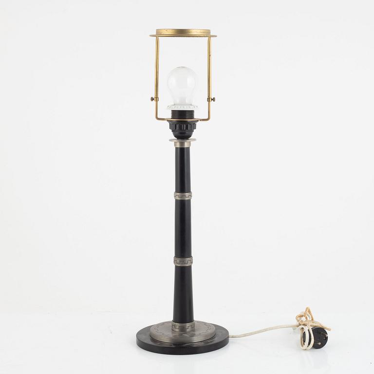 A table lamp, CG Hallberg, 1920's/30's.