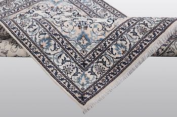 Matto, Nain, 9 LAA, part silk, ca 212 x 150 cm.