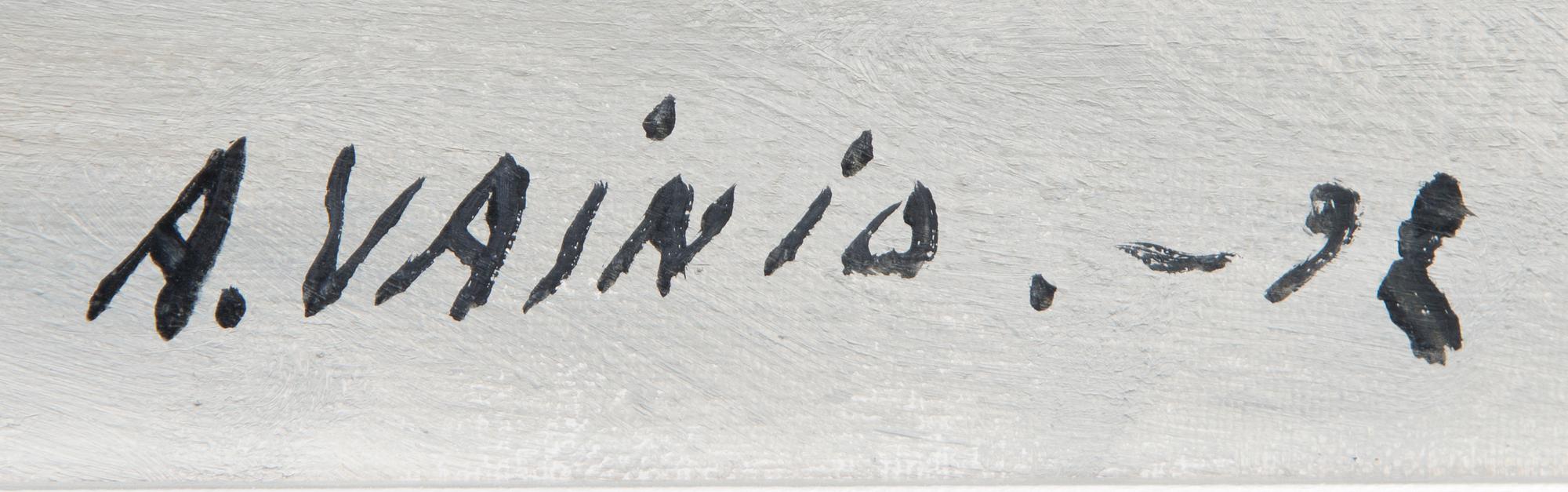 ARMAS VAINIO, öljy kankaalle, signeerattu ja päivätty -98.