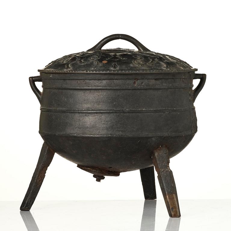 Bröllopsgryta, Hellefors styckebruk, daterad 1807.